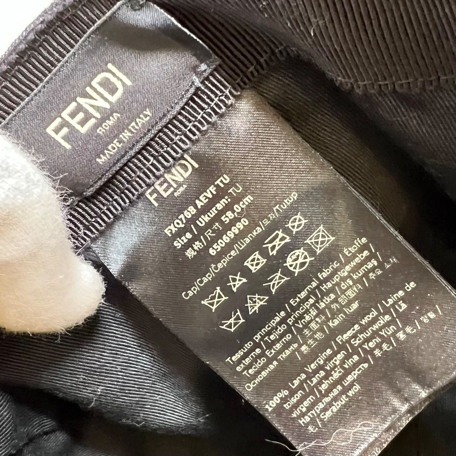 Fendi Baseball Cap Fxq768 Aevf