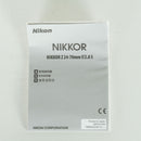 Nikon Lens (Zoom) 2 Nikkor Z 24-70Mm F/2.8 S