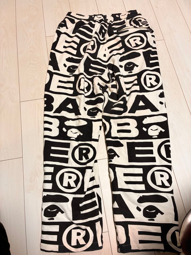 A Bathing Ape Wide-Leg Pants Loose-Fitting