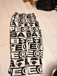 A Bathing Ape Wide-Leg Pants Loose-Fitting