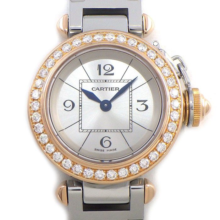 Cartier Watch (Digital) Wj124021 K18Pg Ss