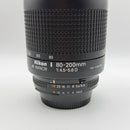 Nikon Lens (Zoom) Af 80-200Mm F 4.5-5.6 D