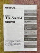 Onkyo Av Amplifiers Tx-Sa604