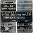Kenwood Cd, Md Cassette Decks New Allora J9