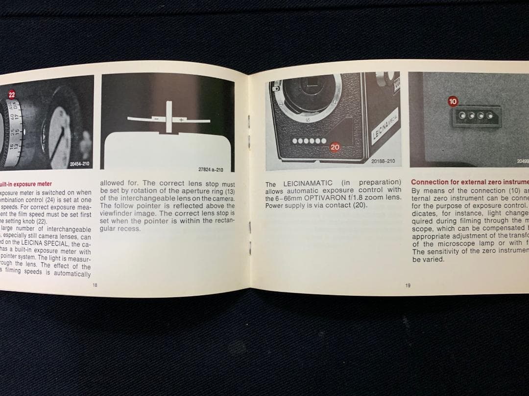 Leica Range Finder Camera Leitz 1973 Leicina Special