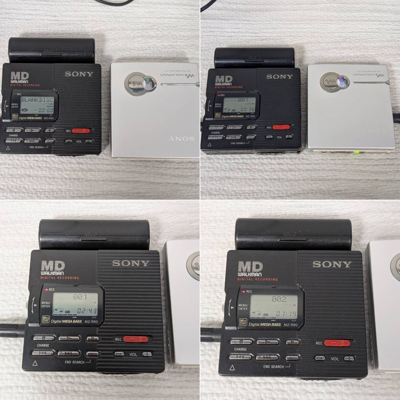 Sony Portable Md Player Mz-R90