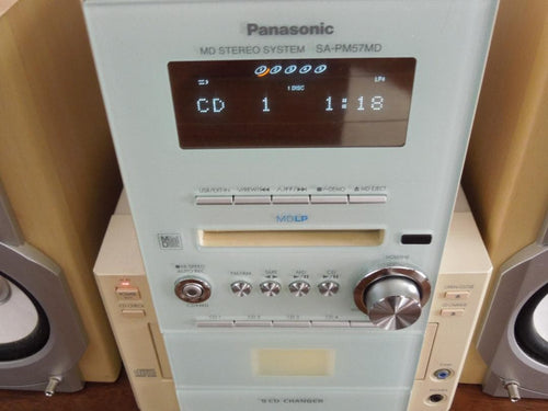 Mini Component Systems Panasonic Pc/ Md/ Sa-Pm57Md