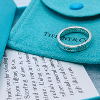 Tiffany Rings 1837 Ag925 #11.5