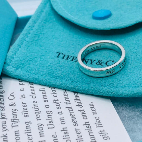 Tiffany Rings 1837 Ag925 #11.5