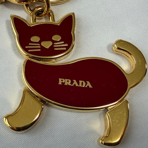 Prada Keychains Key Rings Trick Cat
