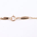 Tiffany Necklace Co 40.5 K18Pg Used A