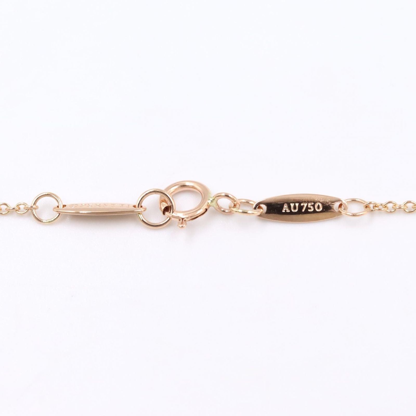 Tiffany Necklace Co 40.5 K18Pg Used A