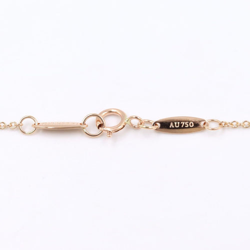 Tiffany Necklace Co 40.5 K18Pg Used A