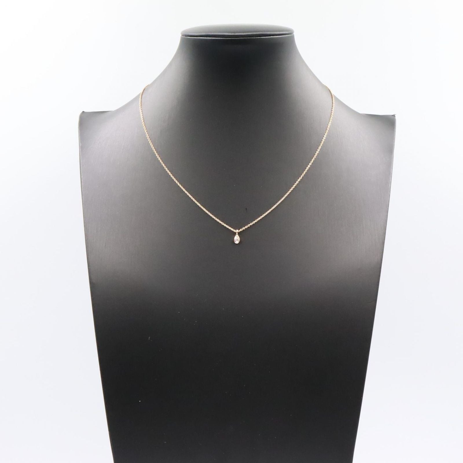 Tiffany Necklace Co 40.5 K18Pg Used A