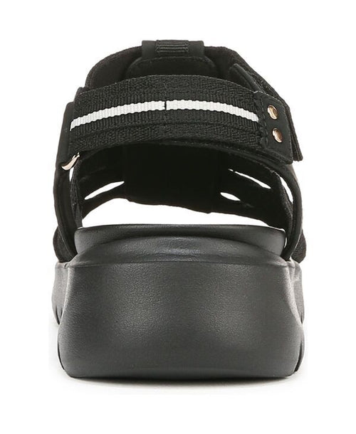 Sandals Ryka Womens Blissful Fisherman Sport Black Stretch Fabric