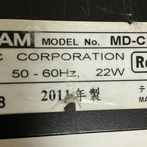 Tascam Cd Md Cassette Deck Md-Cd1Mkiii