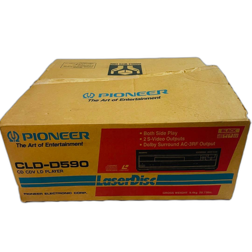Cd, Md Cassette Decks Pioneer Cld Cld-D590 Ld Cdv