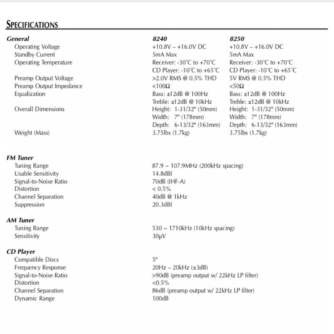 Denon Decks, Players Changers Rockford Fosgate Cd