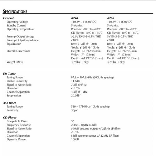 Denon Decks, Players Changers Rockford Fosgate Cd