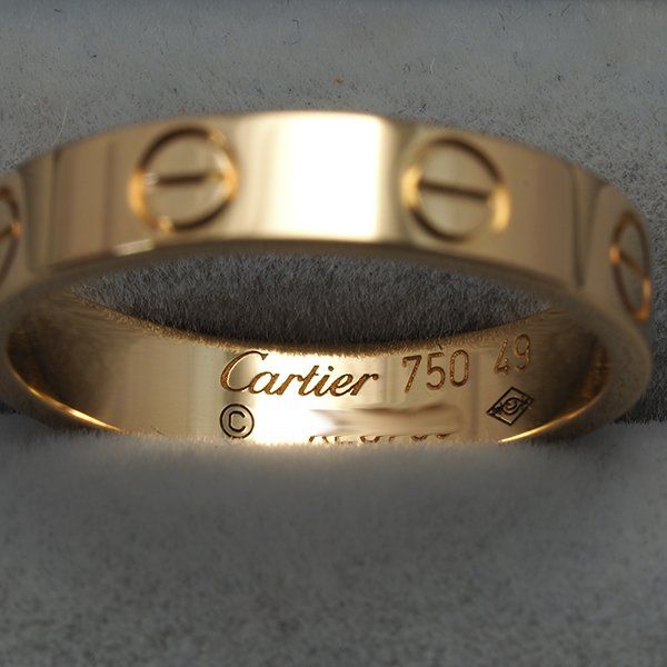 Cartier Ring Sm 49 K18Yg #195469