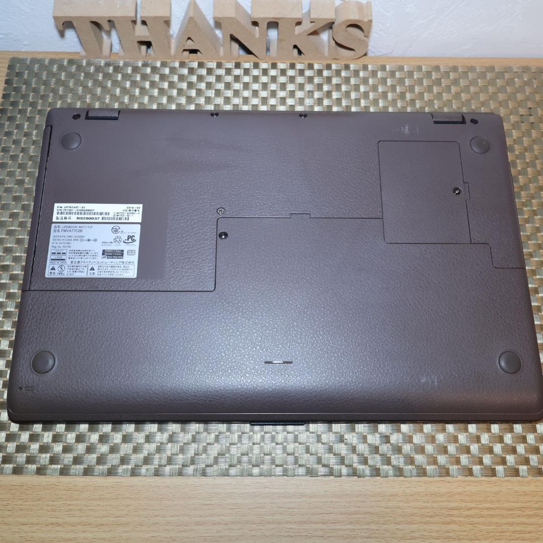Fujitsu Windows Notebook Body Win11 I7/ 8G/Ssd+Hdd/Bd/ /Typec