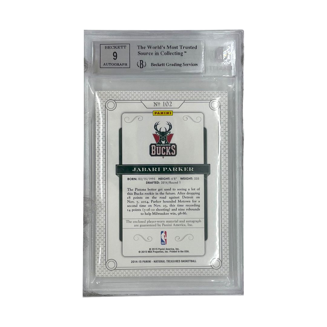 Nba Panini National Treasures Jabari Parker 22/99 #102 It1