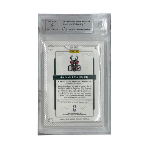 Nba Panini National Treasures Jabari Parker 22/99 #102 It1