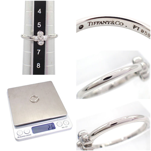 Tiffany Ring Co. 6 4P Pt950 4946