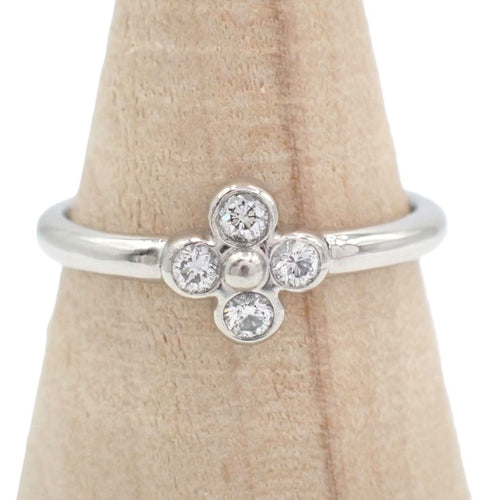 Tiffany Ring Co. 6 4P Pt950 4946