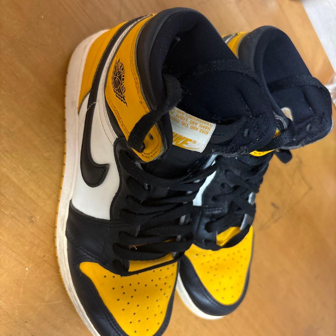 Nike Sneakers Air Jordan 1 High Yellow Black