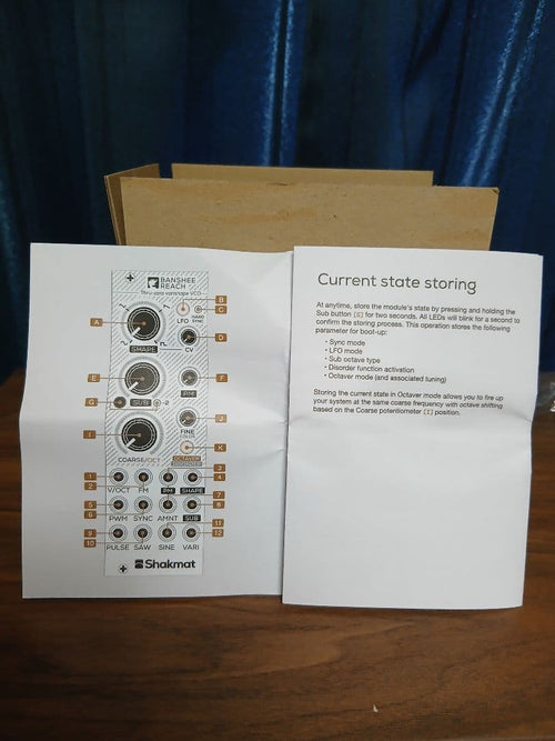 Modular Synthesizers Shakmat Banshee Reach