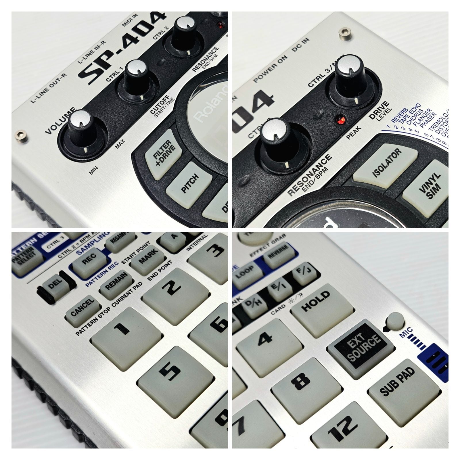 Expansion Pad Sampler Effector Roland Sp-404 Ac
