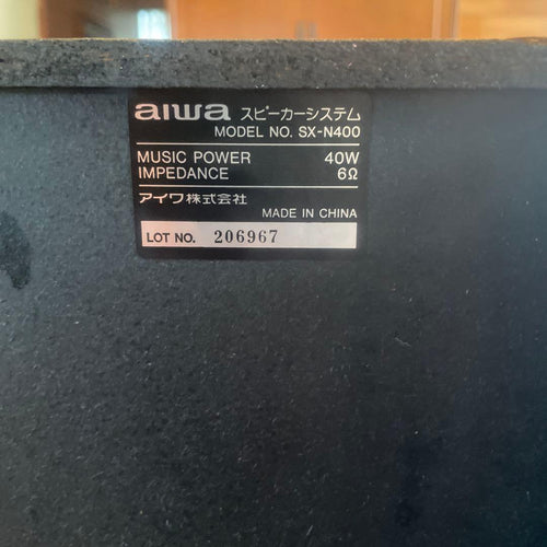 Aiwa Cd Md Cassette Deck Xg-303Cd