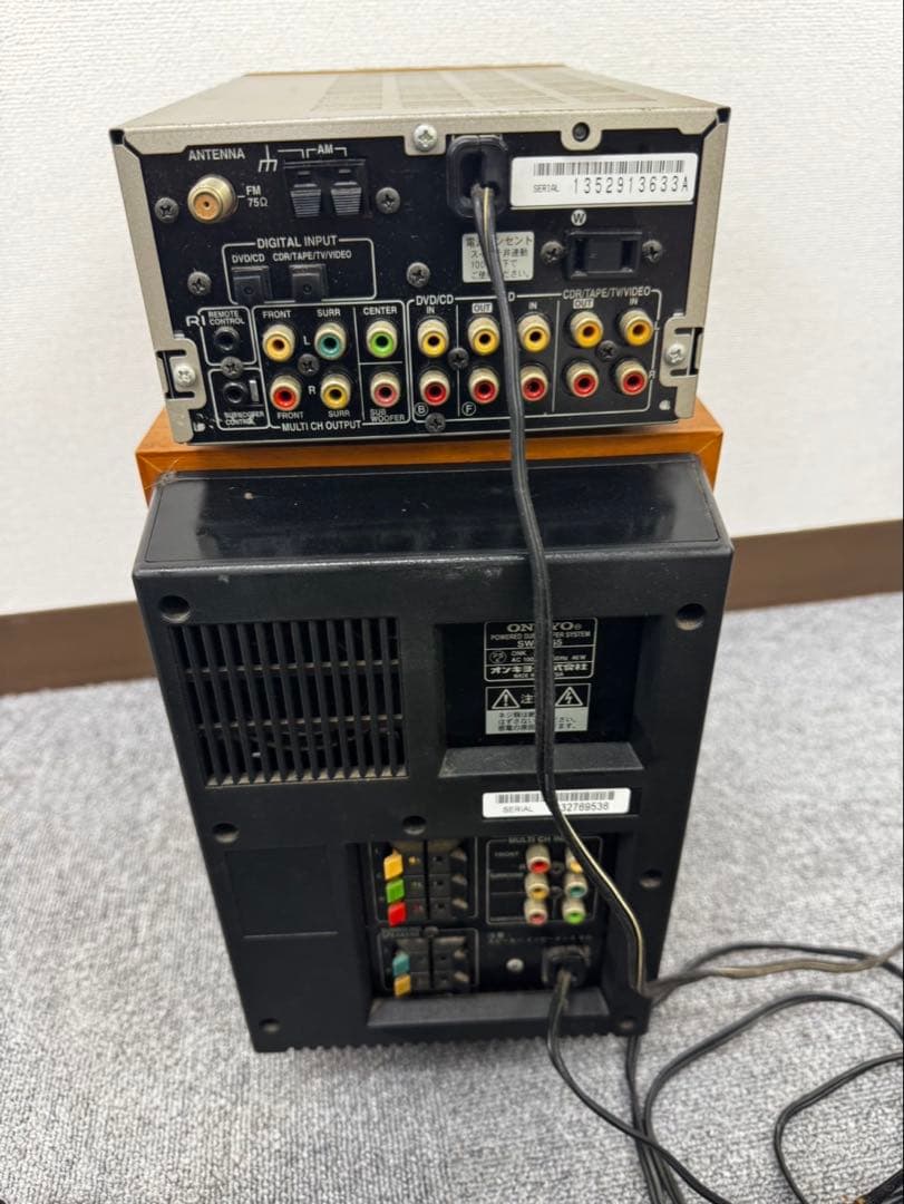 Onkyo Cd, Md Cassette Decks 5.1Ch Pr-155 Swa-155 D-L1X