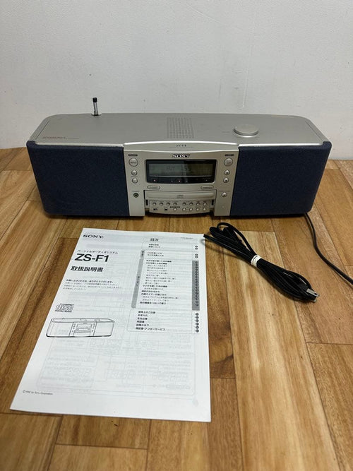 Sony Cd Md Cassette Deck Zs-F1