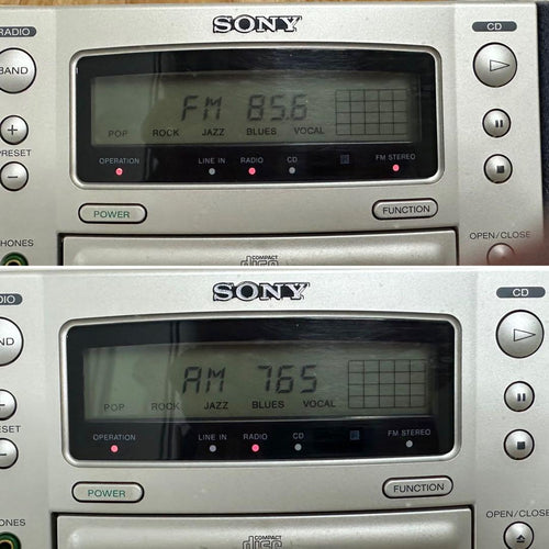 Sony Cd Md Cassette Deck Zs-F1