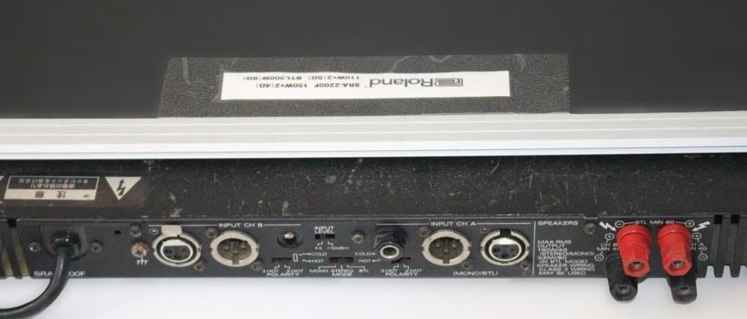 Power Amplifier Roland Sra-2200F 150Wx2 Btl300W
