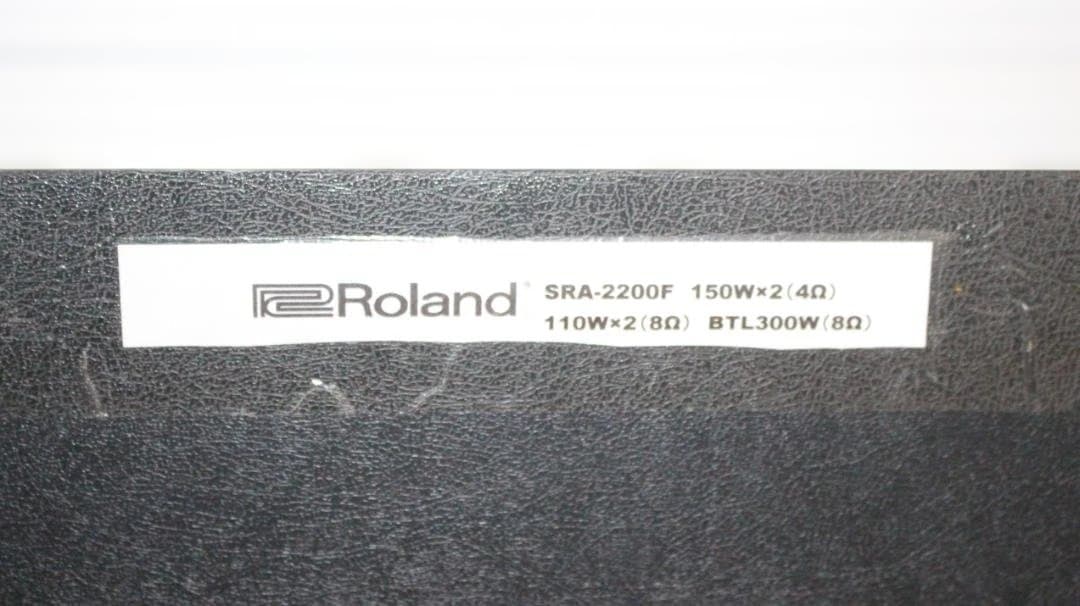 Power Amplifier Roland Sra-2200F 150Wx2 Btl300W