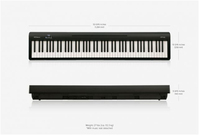 Keyboard Electronic Piano Roland Fp-10-Bk Fp 88