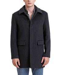 Jumper Blouson Bgsd Mens Men Michael Wool Blend Car Coat Black