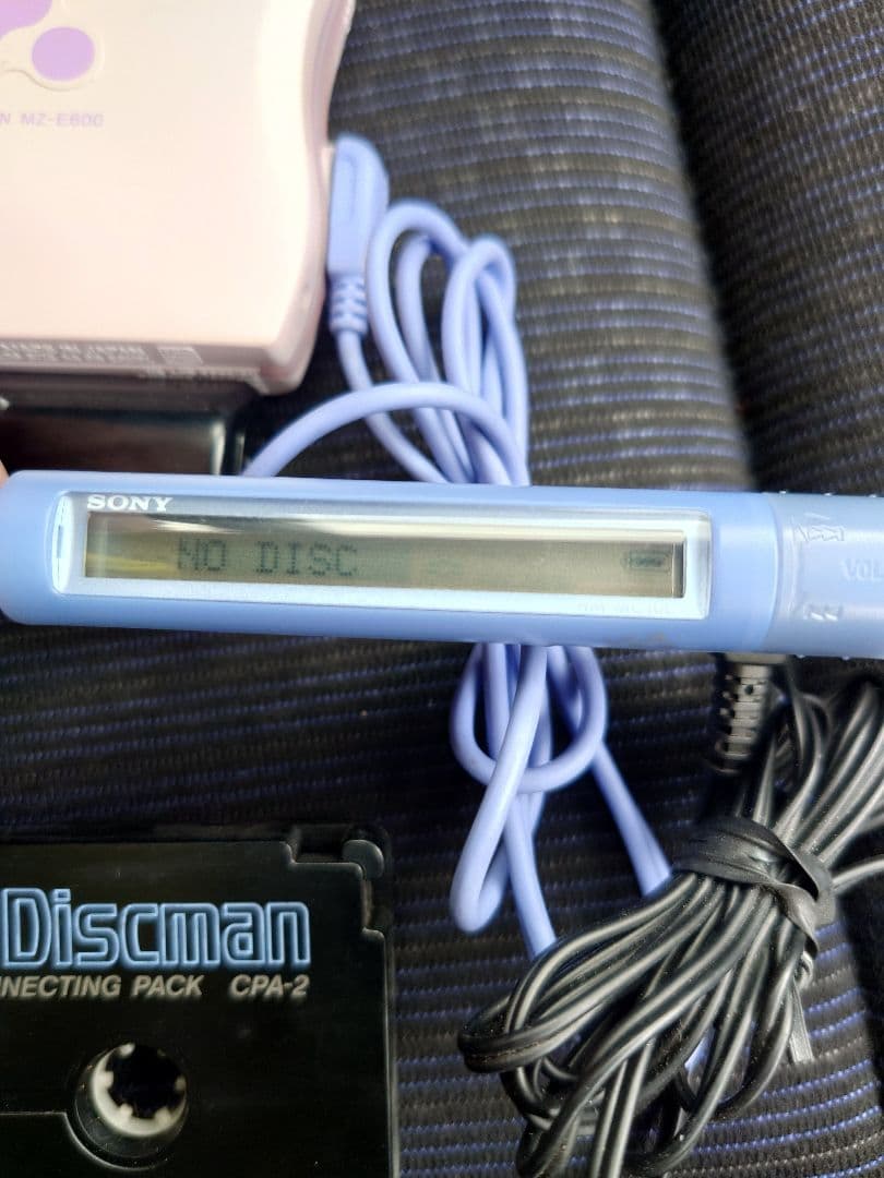 Sony Portable Md Player Mz-E600 Rm-Mc10L
