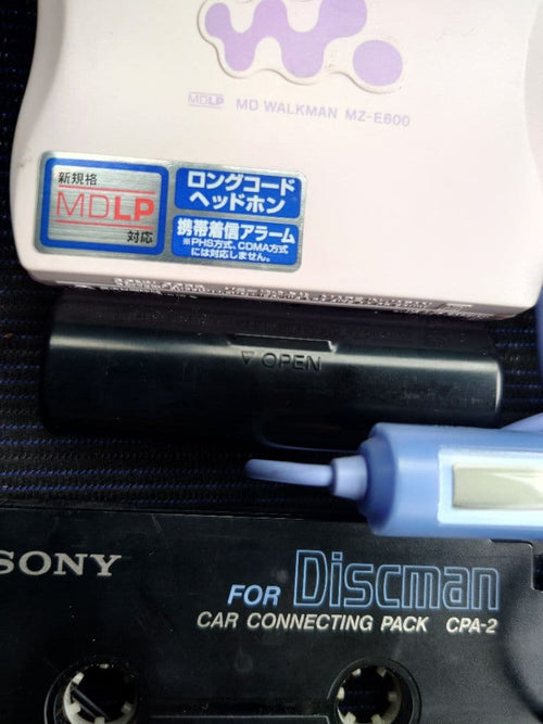 Sony Portable Md Player Mz-E600 Rm-Mc10L