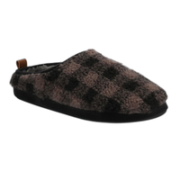 Sandals Vance Co Roland Fleece Shearling Menslide Slippers Black