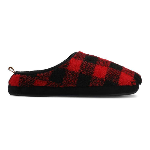 Sandals Vance Co Roland Fleece Shearling Menslide Slippers Black