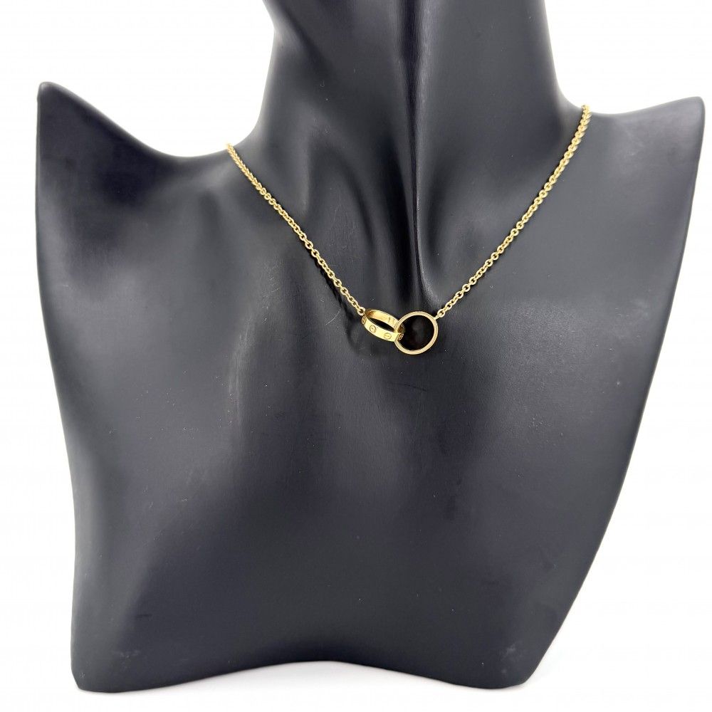 Cartier Necklace Love Au750 18 Yg K18 6.7G