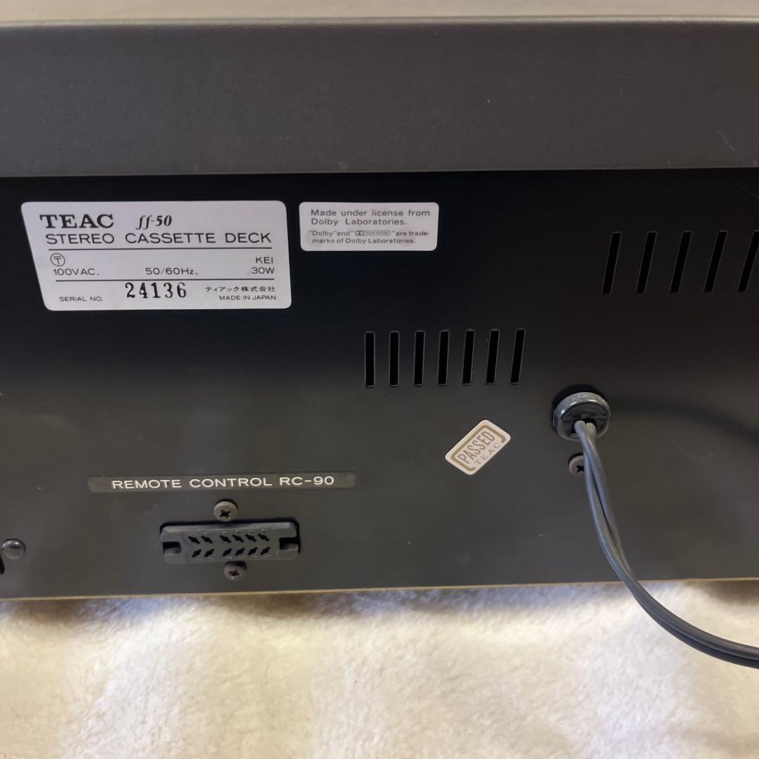 Teac Cd Md Cassette Deck Ff-50