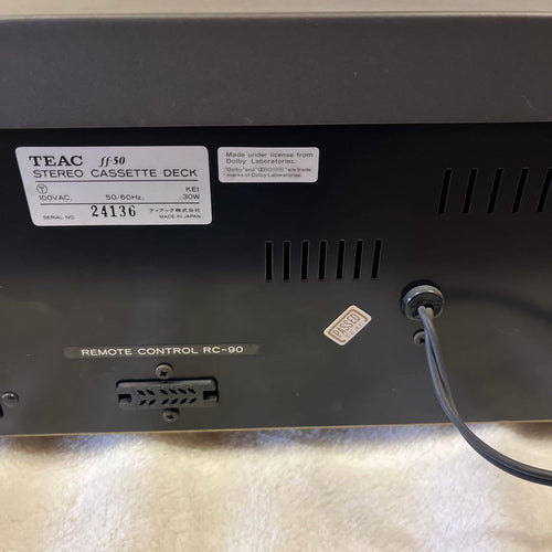 Teac Cd Md Cassette Deck Ff-50