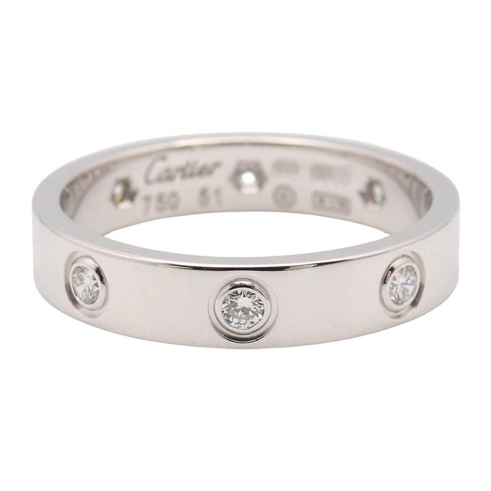 Cartier Ring 8Pd B4050600 K18Wg Used A