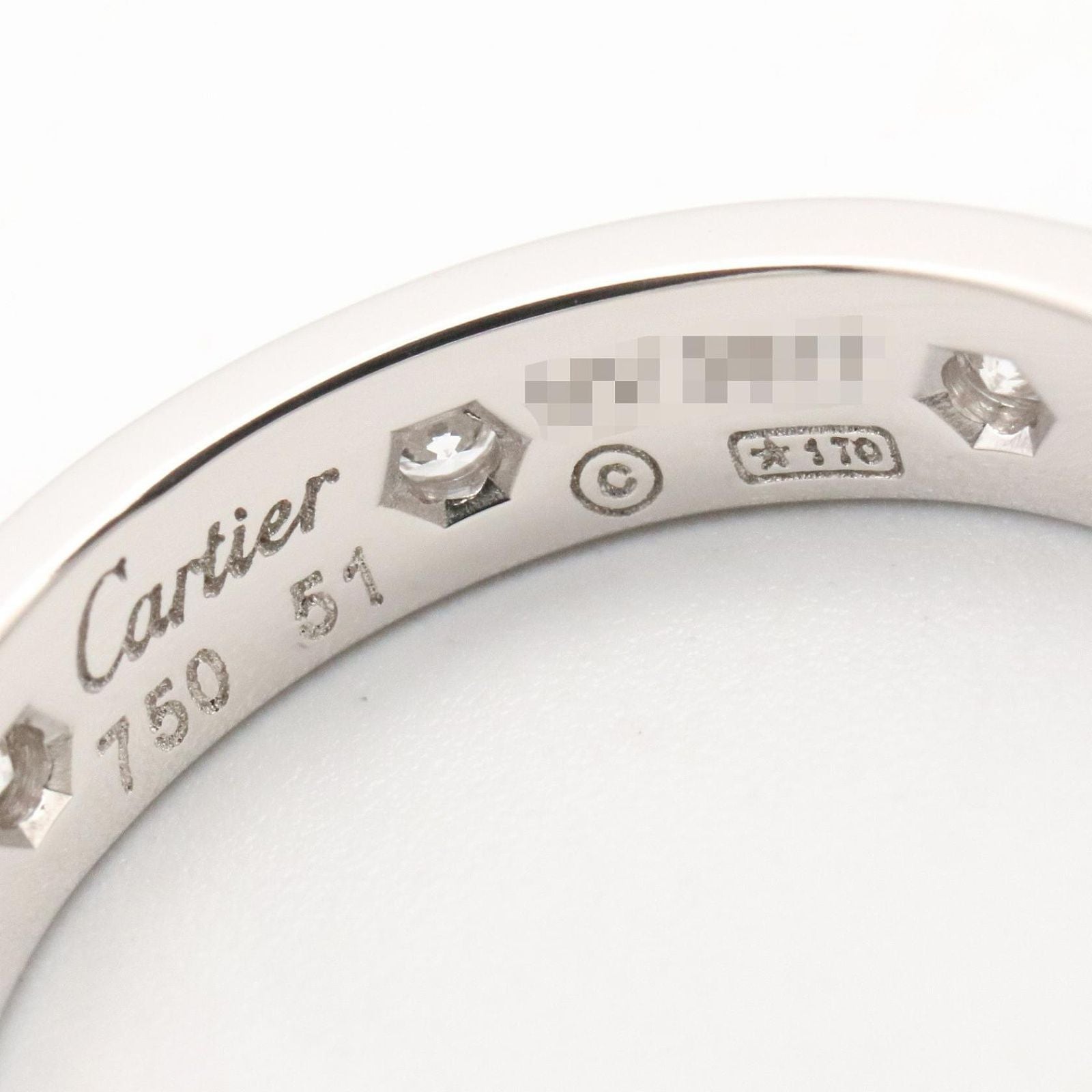 Cartier Ring 8Pd B4050600 K18Wg Used A
