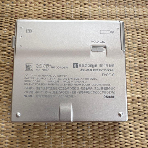 Sony Portable Md Player Walkman Mz-N920
